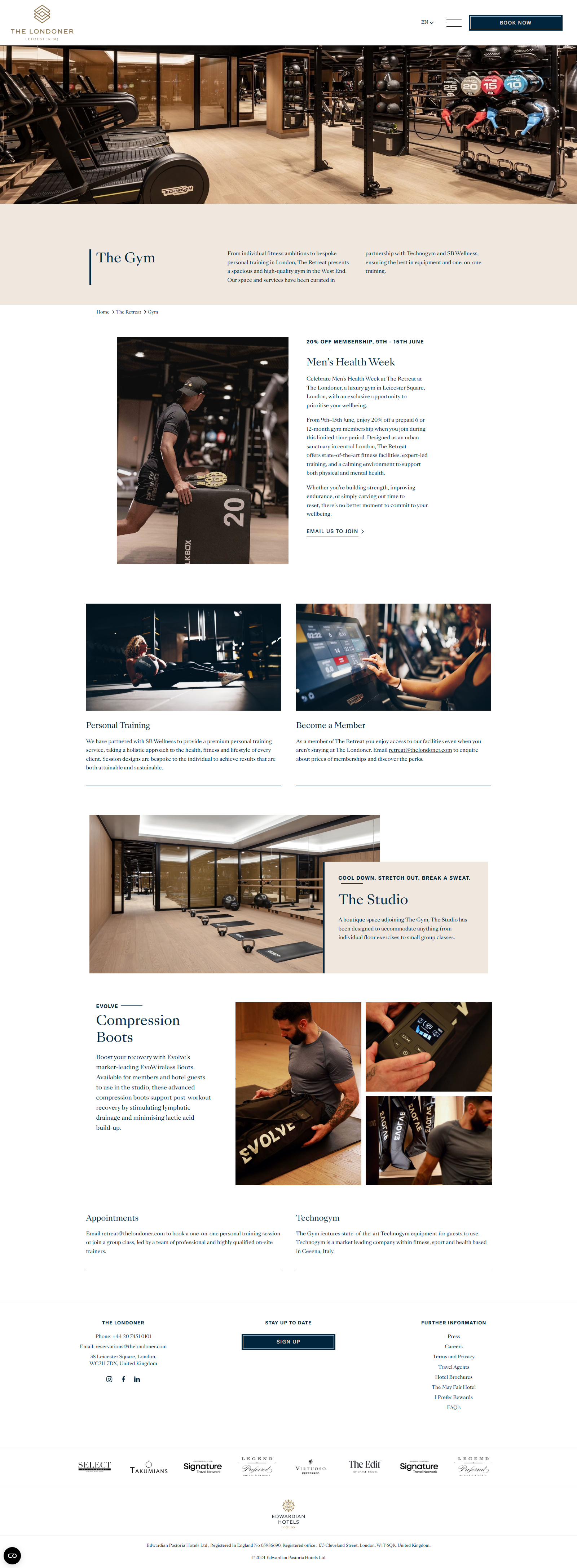 Website design for GYM